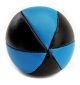 Piłka do Żonglowania 6-panelowa czarna niebieski