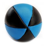 Piłka do Żonglowania 6-panelowa czarna niebieski