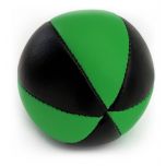 Piłka do Żonglowania 6-panelowa czarna zielona