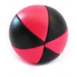 Piłka do Żonglowania 6-panelowa czarny różowy