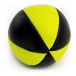 Piłka do Żonglowania 6-panelowa czarny zolty