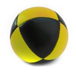 Piłka do Żonglowania 8-panelowa czarna zolta